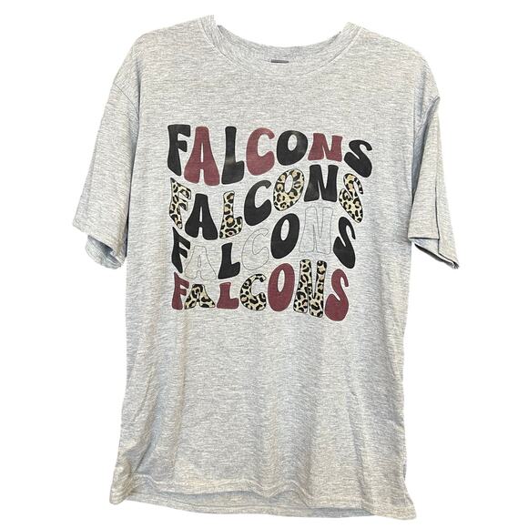 Falcons Wave Stacked Graphic Tee Large - Picture 1 of 2